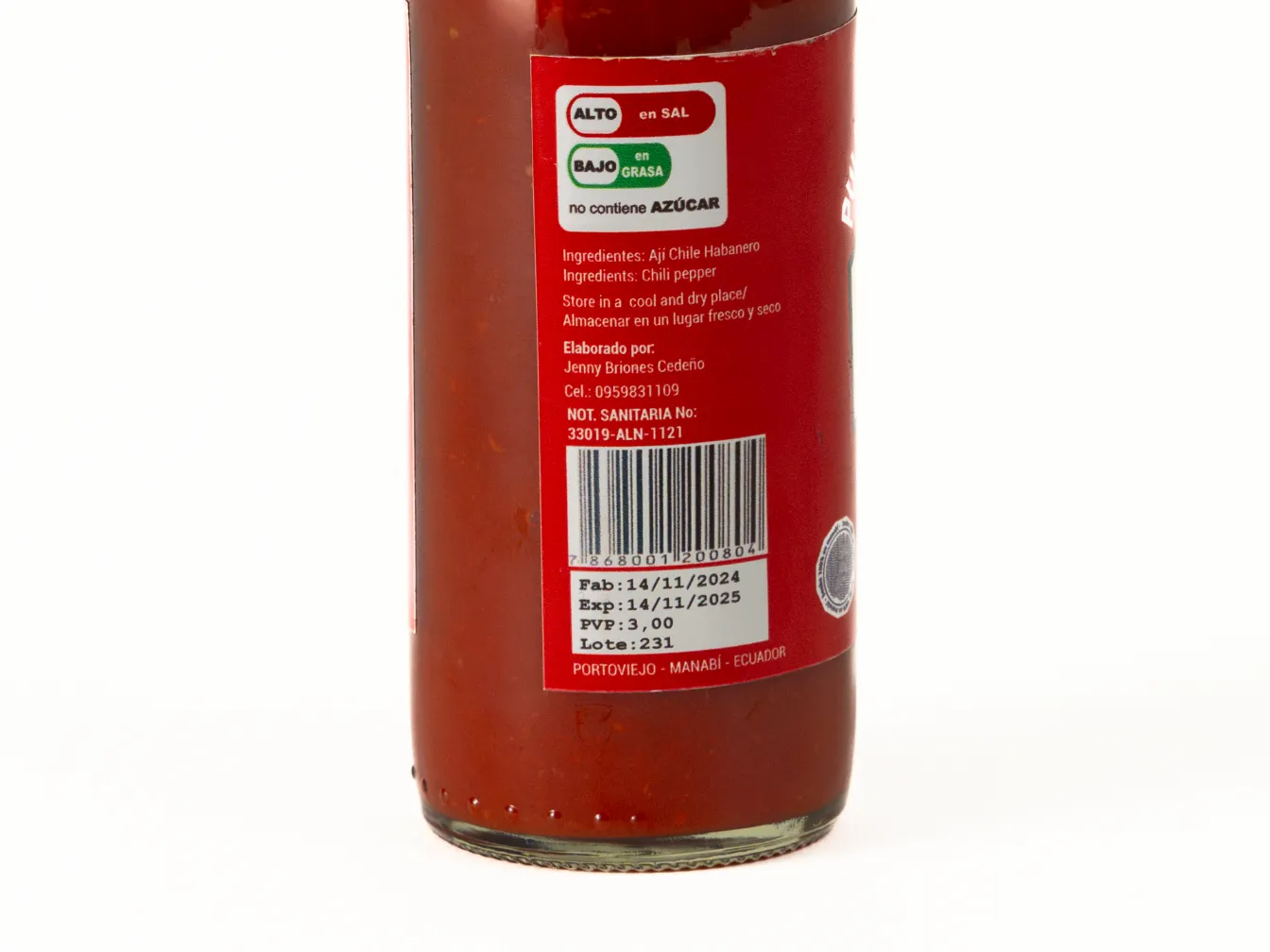 Pulpa de Chile Habanero D'PAPUS 150ML - Imagen 4