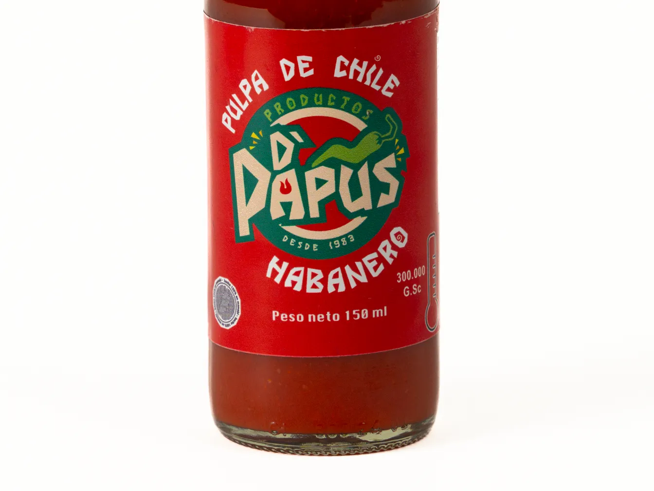 Pulpa de Chile Habanero D'PAPUS 150ML - Imagen 2