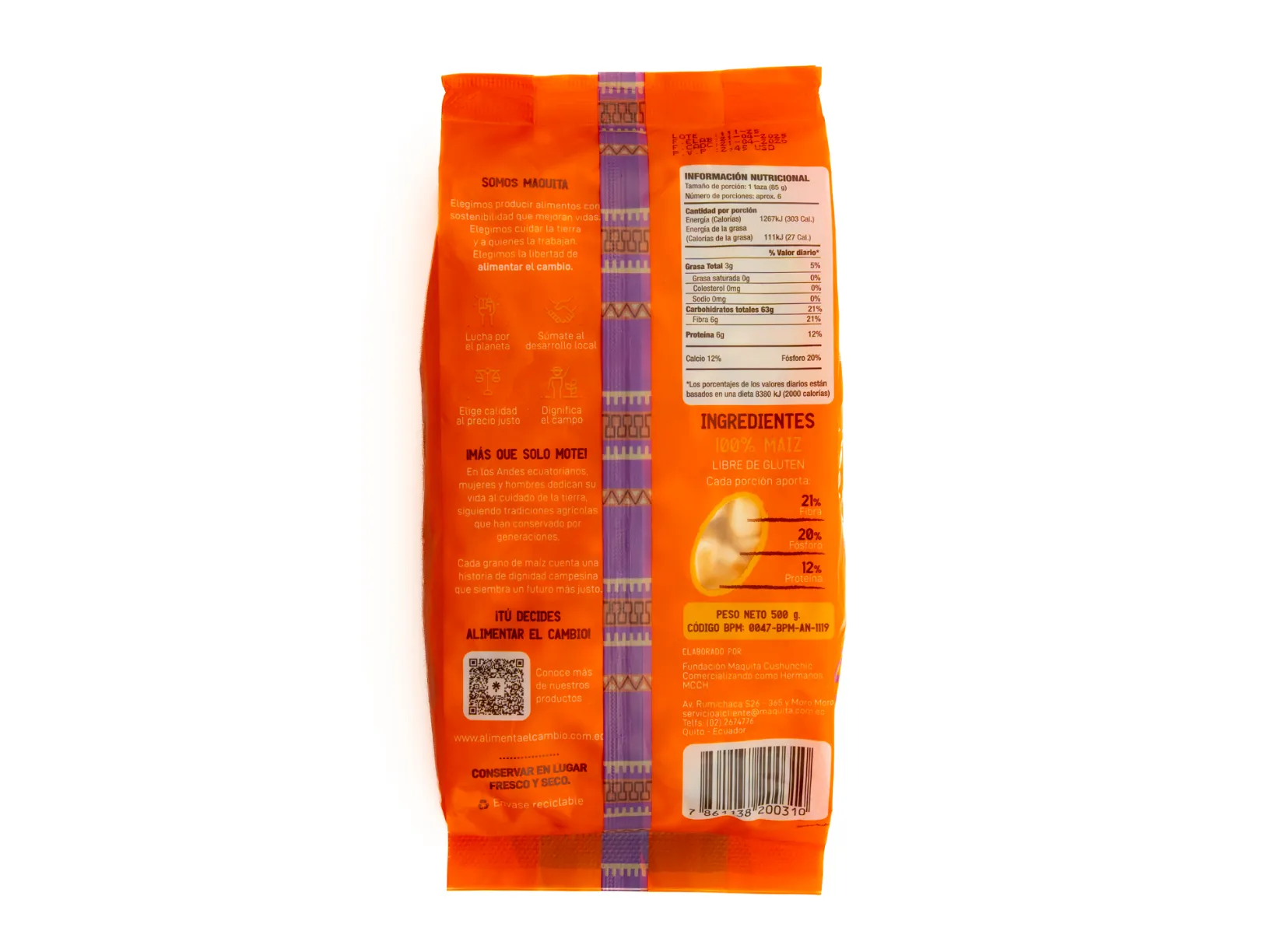 Mote MAQUITA ALIMENTA EL CAMBIO 500G - Imagen 3