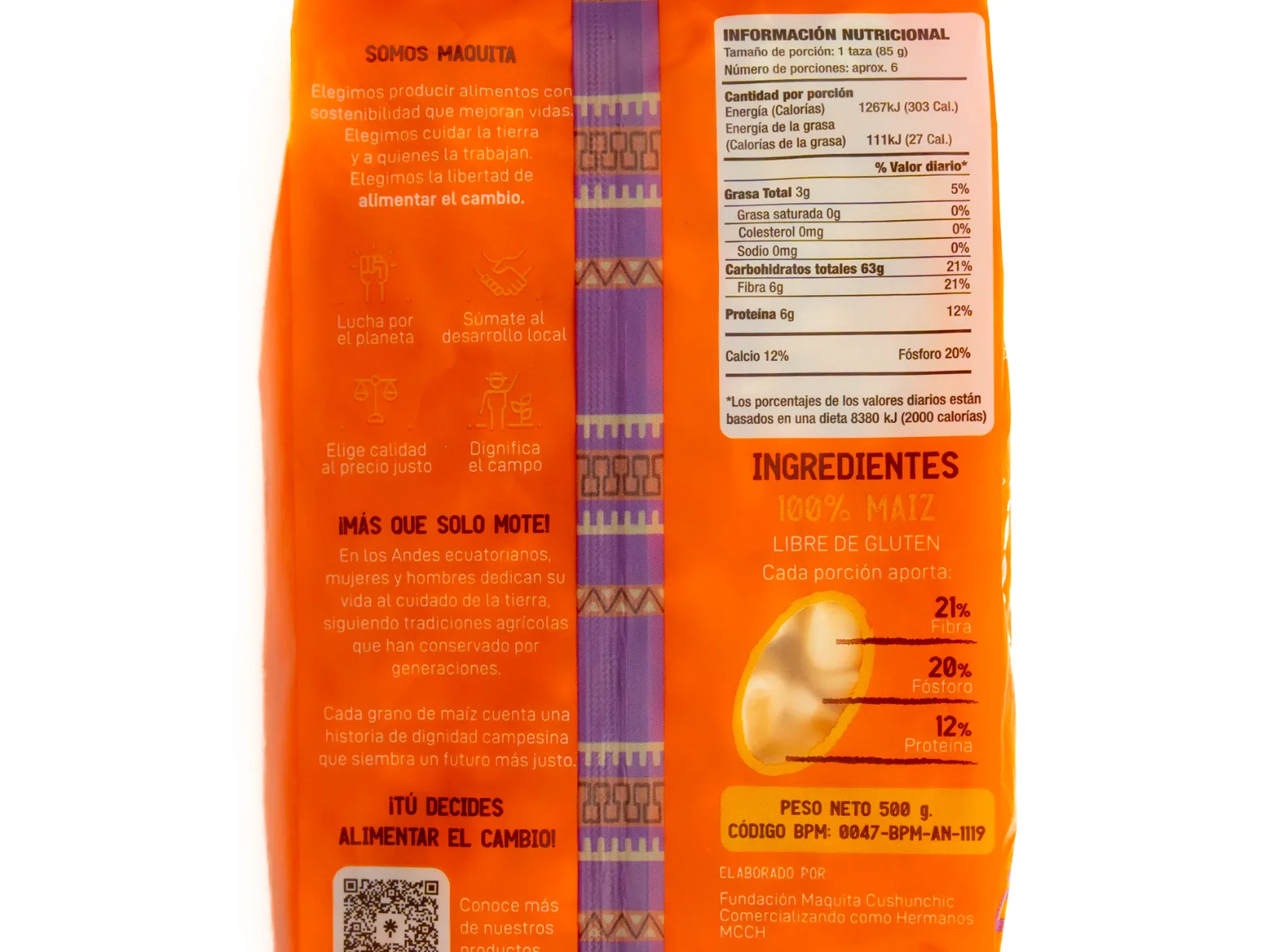 Mote MAQUITA ALIMENTA EL CAMBIO 500G - Imagen 4